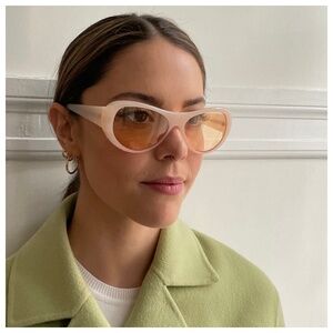 Indy Liotta Peach Polarized Sunglasses